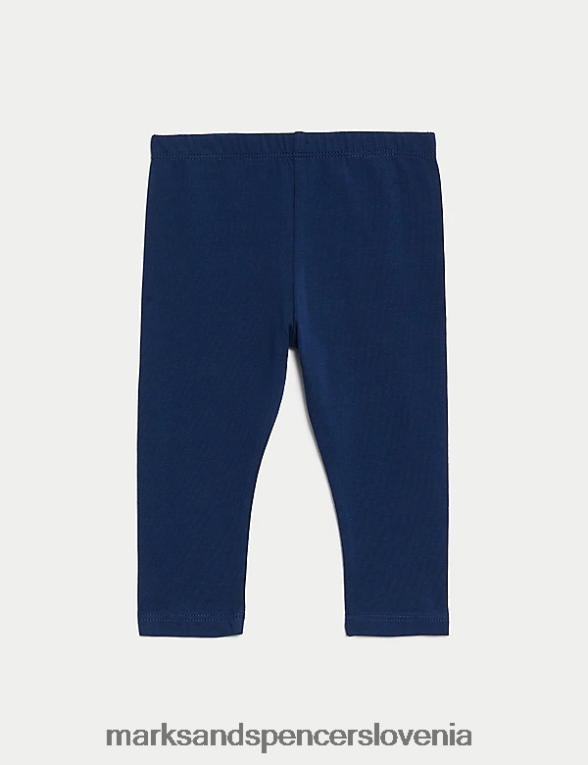 2pk bogate bombažne pajkice mornarica Marks & Spencer oblačila dojenček 6T8F6X7684