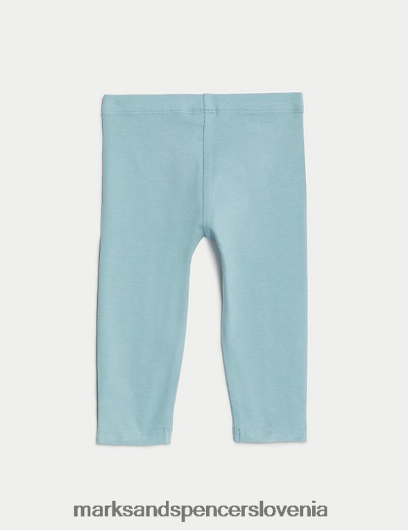 bombažne pajkice svetlo teal Marks & Spencer oblačila dojenček 6T8F6X7628