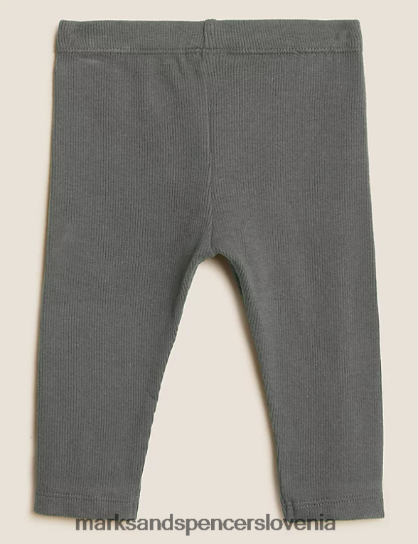 bombažne pajkice temni grafit Marks & Spencer oblačila dojenček 6T8F6X7343