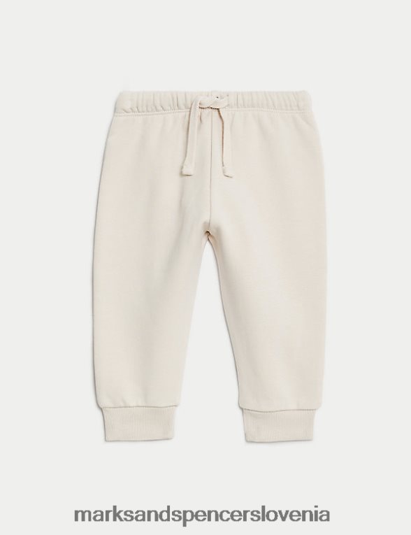 2-delni bombažni pulover in jogger obleka kaliko Marks & Spencer oblačila dojenček 6T8F6X7590