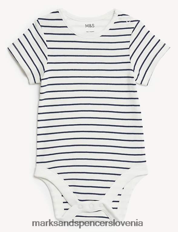 2 kos oblačila galeb iz čistega bombaža indigo Marks & Spencer oblačila dojenček 6T8F6X7408