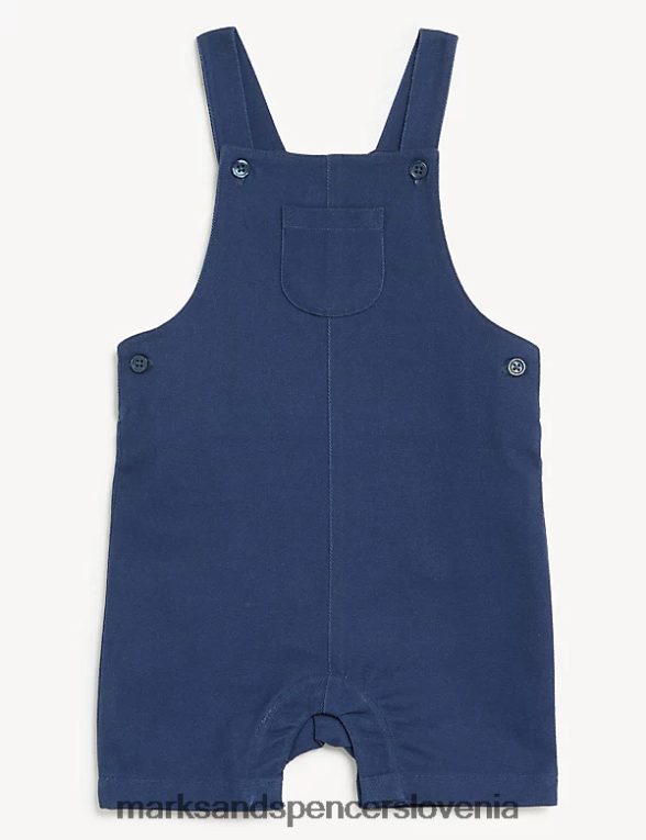 2 kosa oblačila iz čistega bombaža indigo Marks & Spencer oblačila dojenček 6T8F6X7424