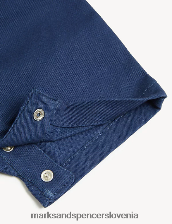 2 kosa oblačila iz čistega bombaža indigo Marks & Spencer oblačila dojenček 6T8F6X7424