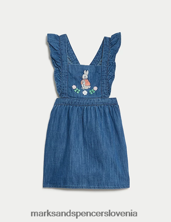 3-delna bombažna obleka peter kunec denim Marks & Spencer oblačila dojenček 6T8F6X7609