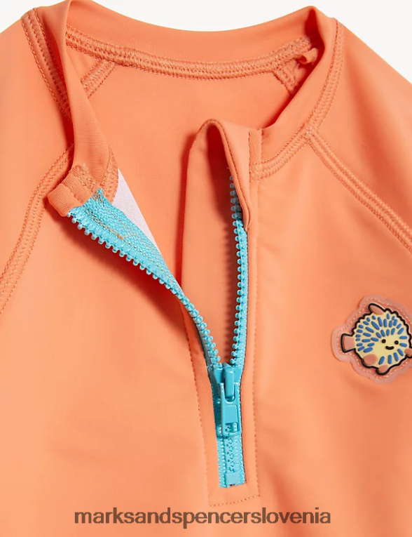 3-delni plavalni set Sea Life rdeča mešanica Marks & Spencer oblačila dojenček 6T8F6X7465