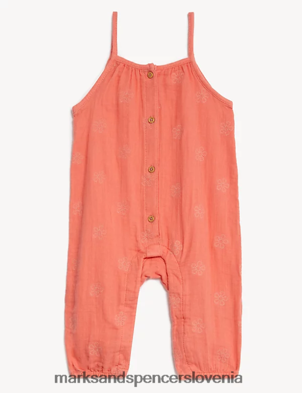pajkice iz čistega bombaža s cvetličnim motivom multi Marks & Spencer oblačila dojenček 6T8F6X7761