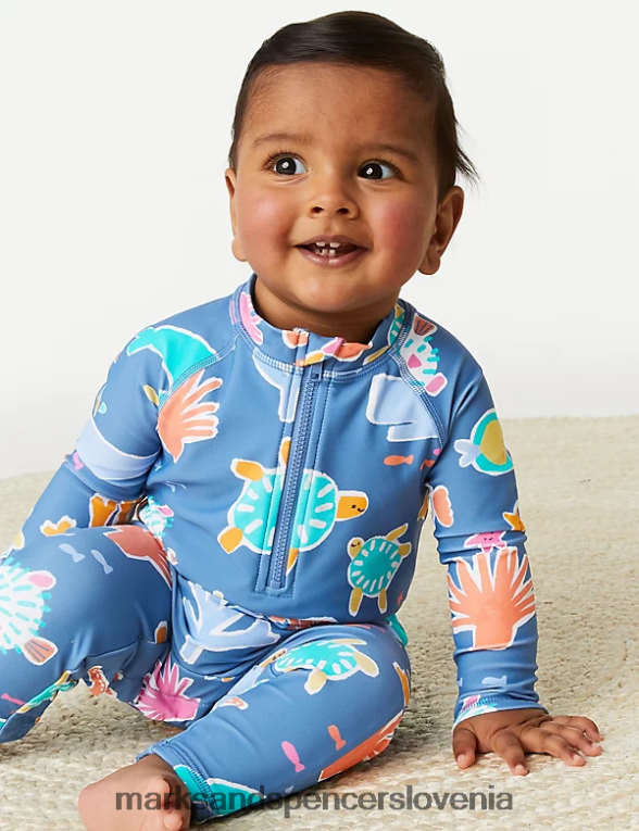 2-delni komplet kopalk in klobuka Sealife multi Marks & Spencer oblačila dojenček 6T8F6X12