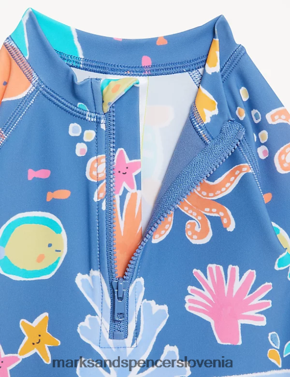 2-delni komplet kopalk in klobuka Sealife multi Marks & Spencer oblačila dojenček 6T8F6X12