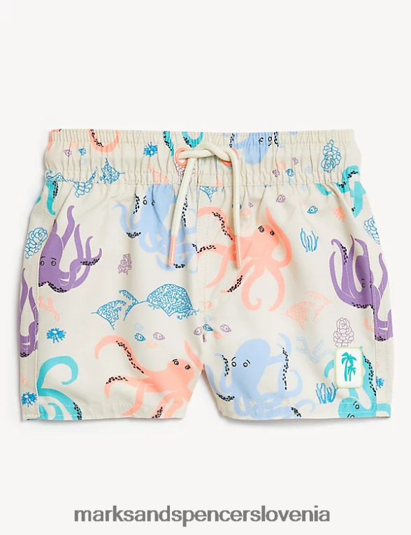 kopalke s potiskom hobotnice multi Marks & Spencer oblačila dojenček 6T8F6X7570
