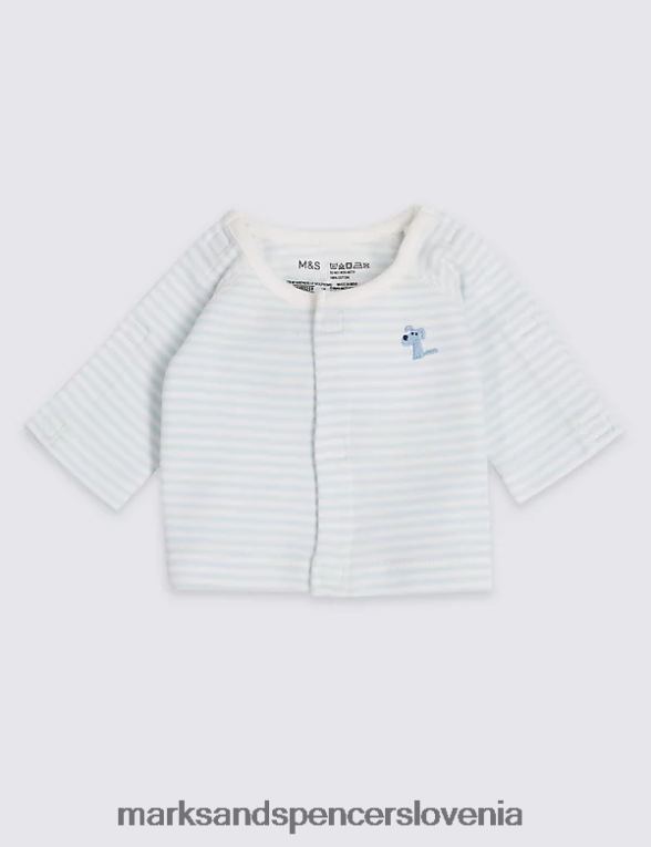 adaptive premature jopič modra mešanica Marks & Spencer oblačila dojenček 6T8F6X7562