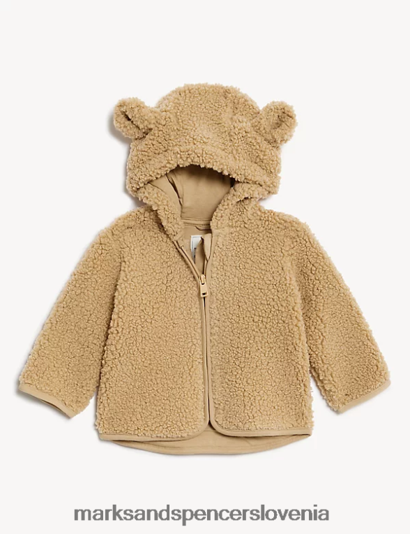 borg jakna s kapuco mink Marks & Spencer oblačila dojenček 6T8F6X7264