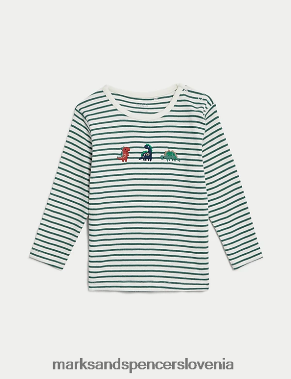 3pk majice iz čistega bombaža multi Marks & Spencer oblačila dojenček 6T8F6X7242