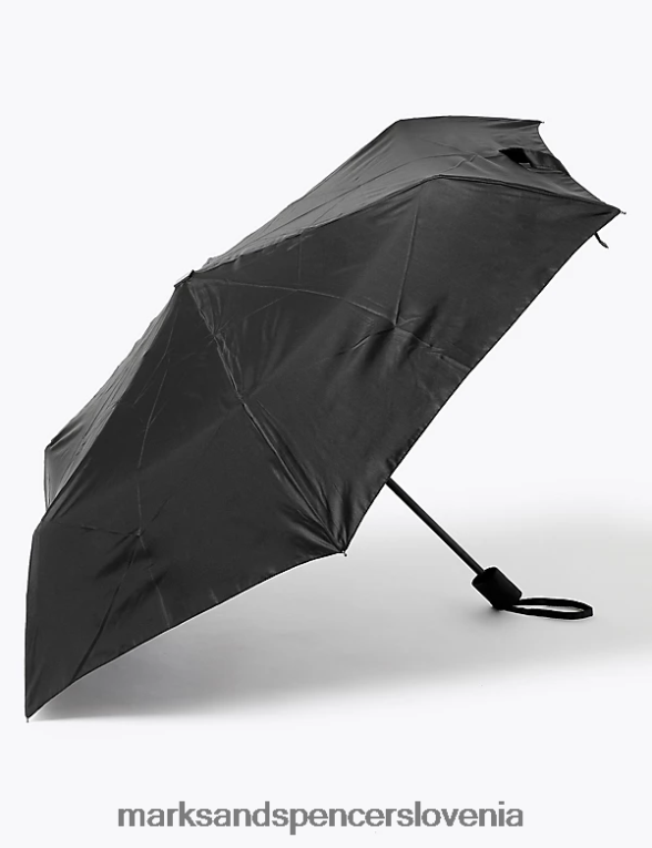 dežnik iz recikliranega poliestra s tehnologijo windtech Črna Marks & Spencer dodatki moški 6T8F6X6530