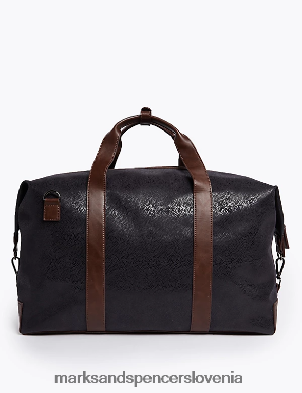 teksturirana vikend torba mornarica Marks & Spencer dodatki moški 6T8F6X6987