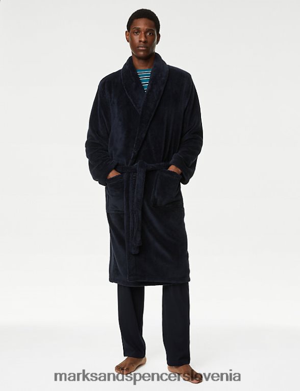 flis supersoft jutranja obleka temna mornarica Marks & Spencer oblačila moški 6T8F6X6772