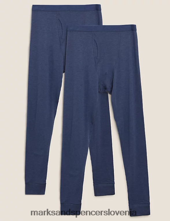 2pk heatgen light termalne dolge hlače denim Marks & Spencer oblačila moški 6T8F6X5851