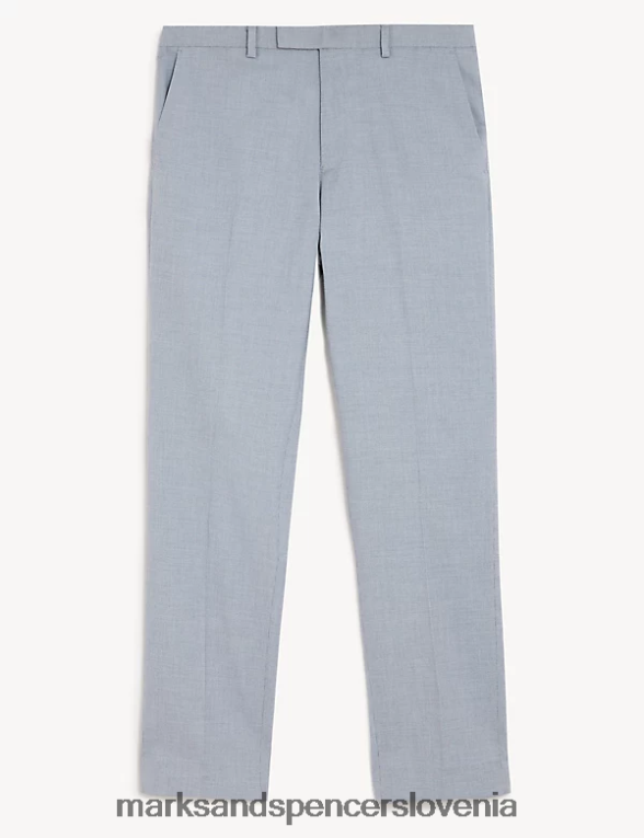 ozke hlače puppytooth temno modra Marks & Spencer oblačila moški 6T8F6X5765