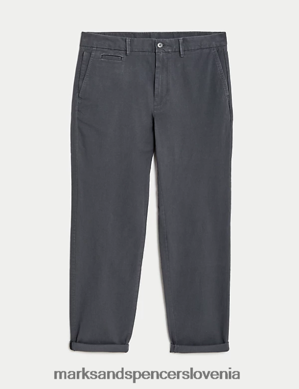 regular fit ultimate chino temno kositrna Marks & Spencer oblačila moški 6T8F6X5286