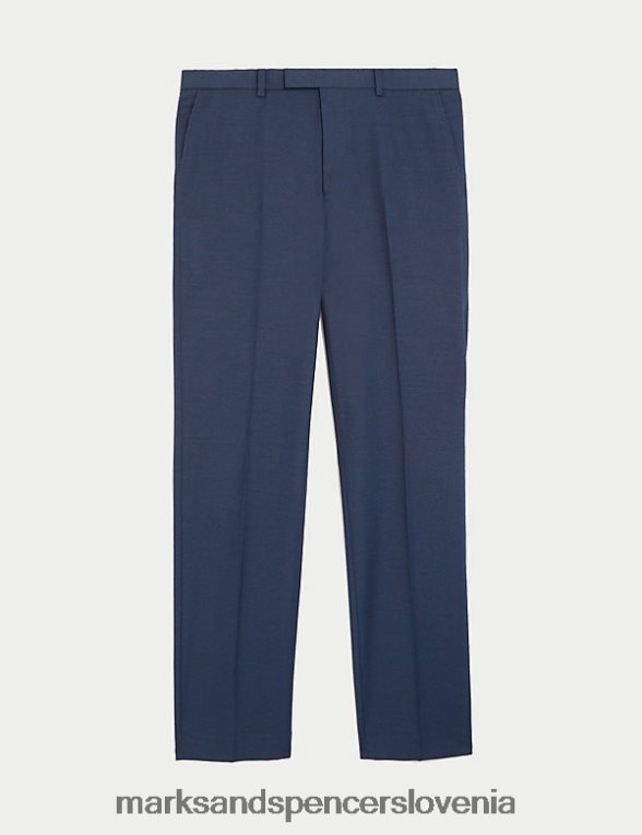 skinny fit raztegljive hlače indigo Marks & Spencer oblačila moški 6T8F6X6048