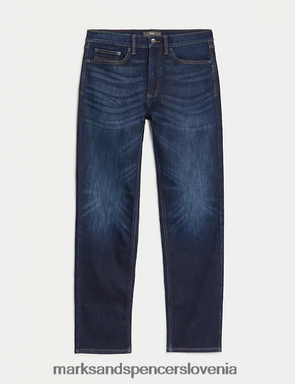 ravnih kavbojk 360 flex indigo Marks & Spencer oblačila moški 6T8F6X7046
