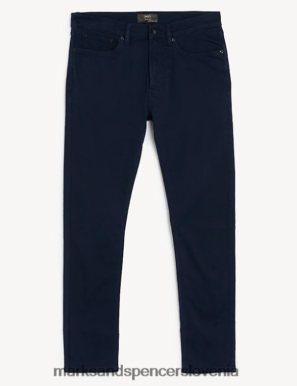 slim fit 360 flex jeans modra/črna Marks & Spencer oblačila moški 6T8F6X7183