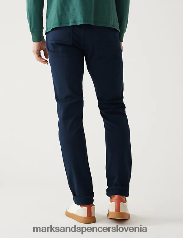 slim fit 360 flex jeans modra/črna Marks & Spencer oblačila moški 6T8F6X7183