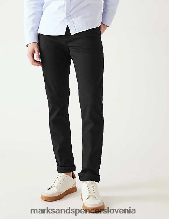 slim fit 360 flex jeans Črna Marks & Spencer oblačila moški 6T8F6X6843