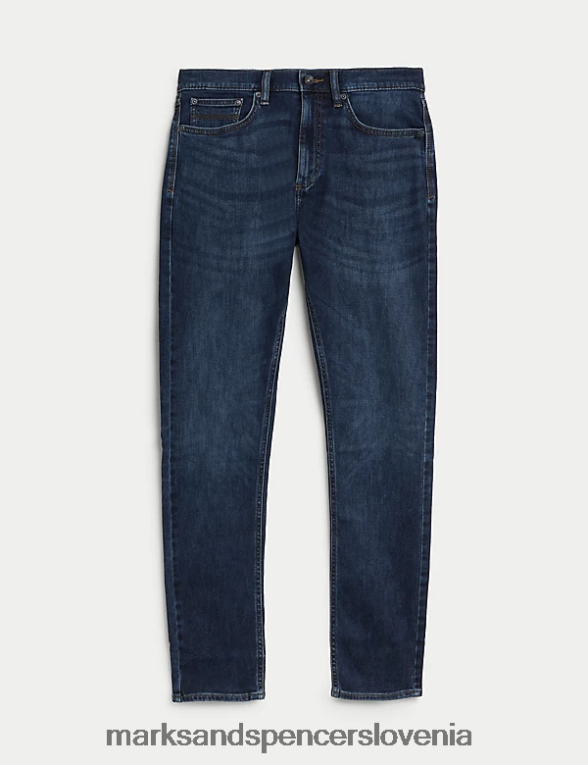slim fit 360 flex jeans srednje modra Marks & Spencer oblačila moški 6T8F6X7186