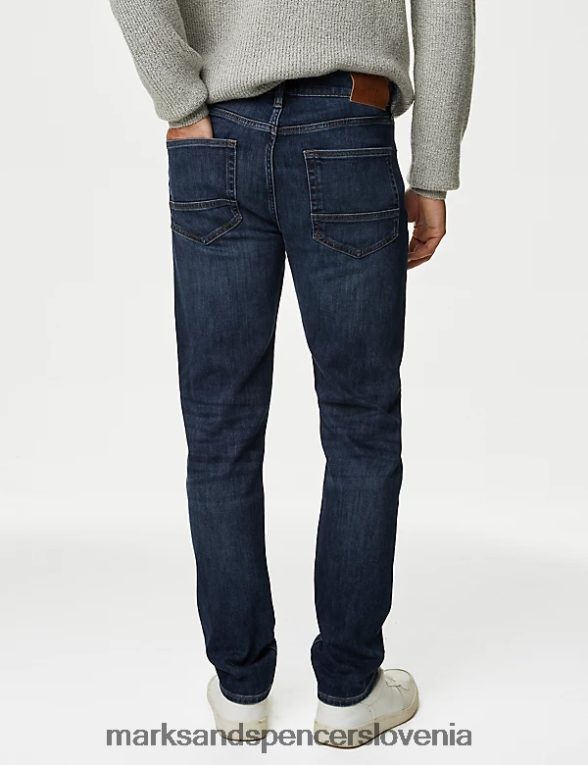 slim fit 360 flex jeans srednje modra Marks & Spencer oblačila moški 6T8F6X7186