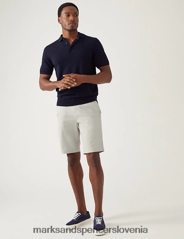 2pk super lahke chino kratke hlače naravna mešanica Marks & Spencer oblačila moški 6T8F6X5239