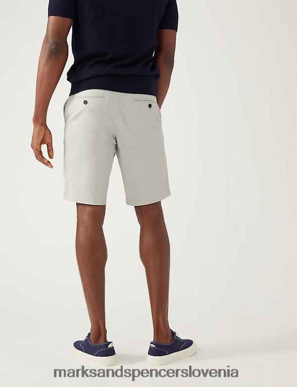 2pk super lahke chino kratke hlače naravna mešanica Marks & Spencer oblačila moški 6T8F6X5239