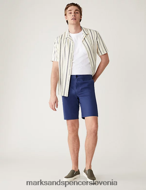 2pk super lahke chino kratke hlače roza mešanica Marks & Spencer oblačila moški 6T8F6X4890