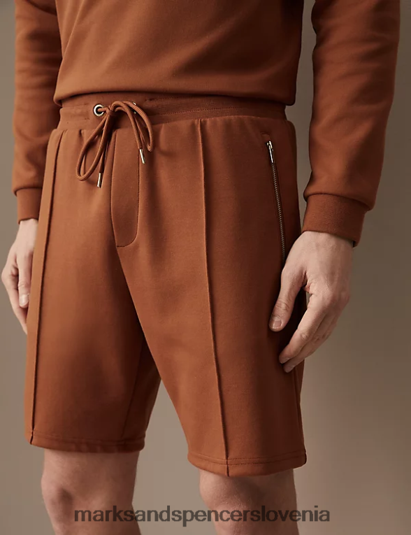 kratke hlače iz džersija bakreno porjavelost Marks & Spencer oblačila moški 6T8F6X5586