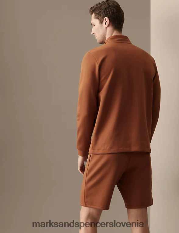 kratke hlače iz džersija bakreno porjavelost Marks & Spencer oblačila moški 6T8F6X5586