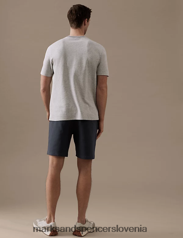 kratke hlače iz džersija ogljik Marks & Spencer oblačila moški 6T8F6X5623