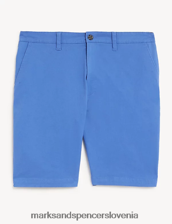 raztegljive kratke hlače chino svetlo modra Marks & Spencer oblačila moški 6T8F6X6119
