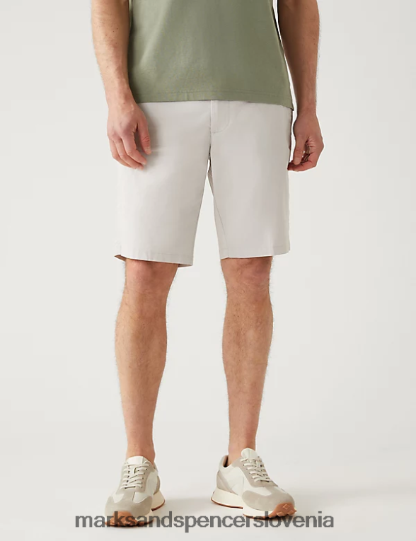 super lahke raztegljive kratke hlače chino naravno Marks & Spencer oblačila moški 6T8F6X6503