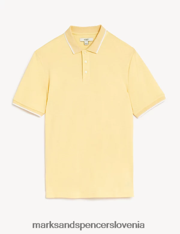 modalna polo majica z bogatim ovratnikom sonček Marks & Spencer oblačila moški 6T8F6X6394