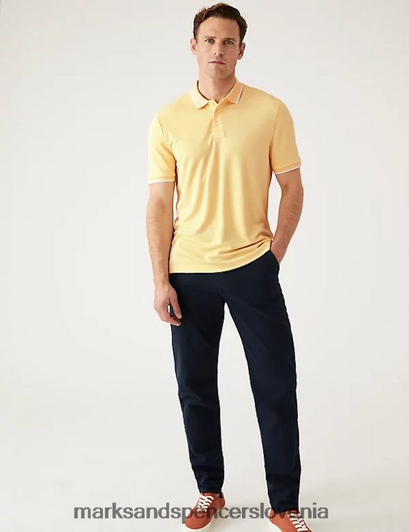 modalna polo majica z bogatim ovratnikom sonček Marks & Spencer oblačila moški 6T8F6X6394