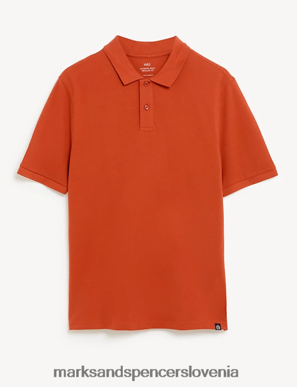 pique polo majica iz čistega bombaža baker Marks & Spencer oblačila moški 6T8F6X201