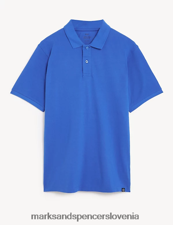 pique polo majica iz čistega bombaža koruznica Marks & Spencer oblačila moški 6T8F6X204