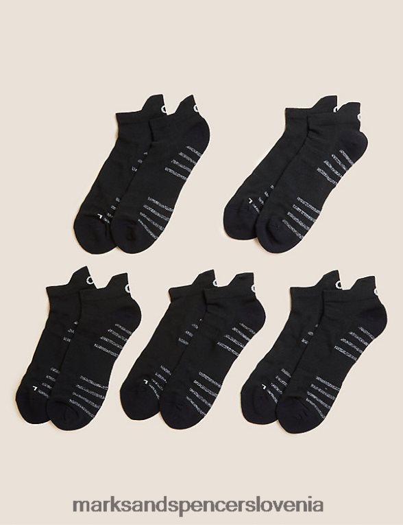 5pk podlog za trenažer freshfeet Črna Marks & Spencer oblačila moški 6T8F6X5642