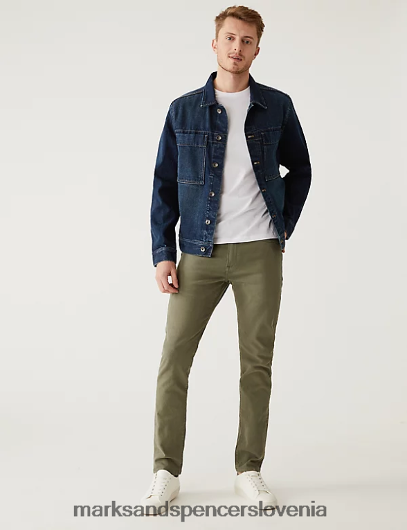Denim jakna indigo Marks & Spencer oblačila moški 6T8F6X5637