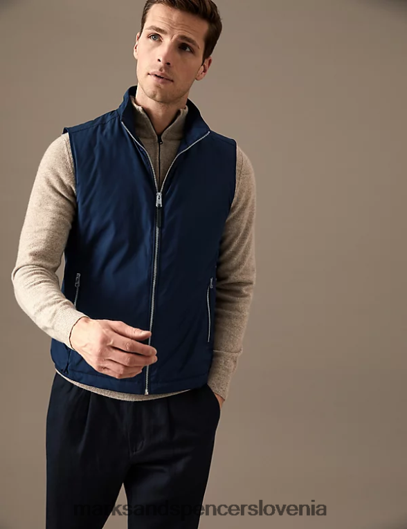 jopič z nevihtnim oblačilom temna mornarica Marks & Spencer oblačila moški 6T8F6X6489