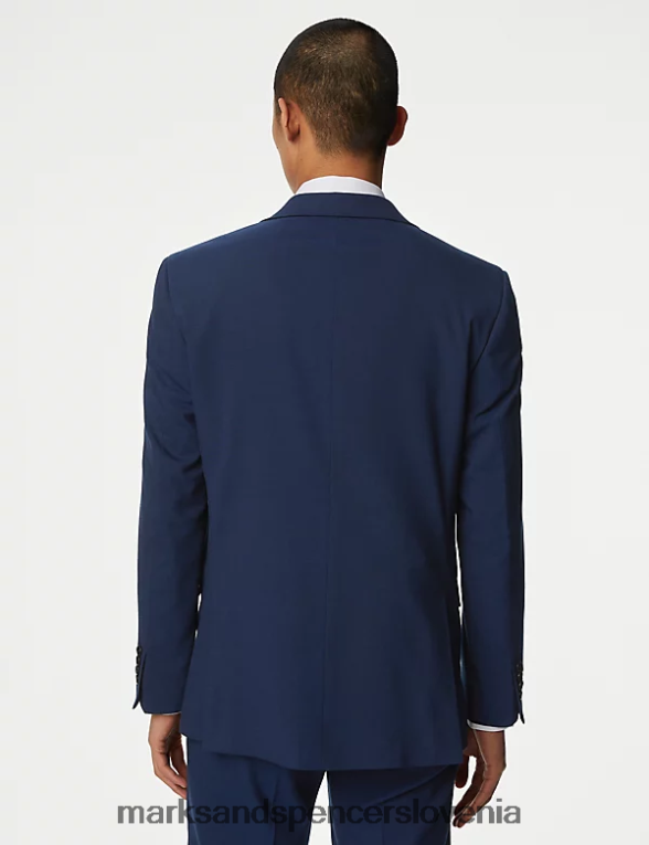 navaden suknjič mornarica Marks & Spencer oblačila moški 6T8F6X6756