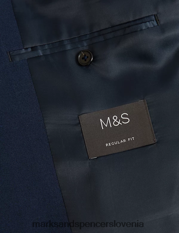 navaden suknjič mornarica Marks & Spencer oblačila moški 6T8F6X6756
