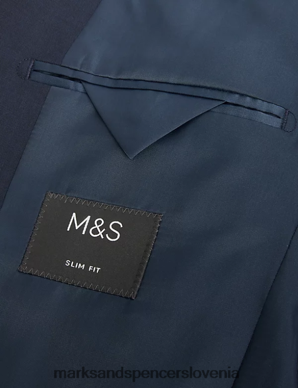 tanka raztegljiva jakna mornarica Marks & Spencer oblačila moški 6T8F6X5414