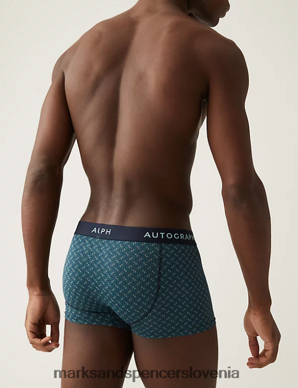 3pk geometrijski hipsterji mornarica Marks & Spencer oblačila moški 6T8F6X5247
