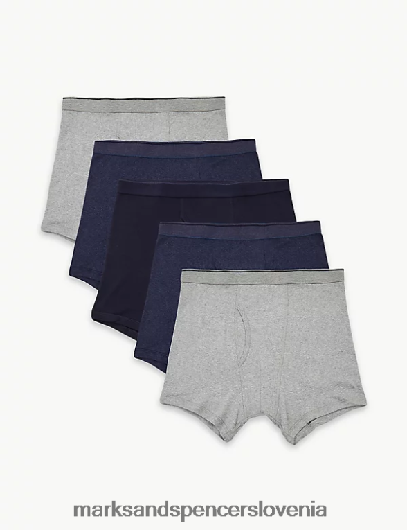 5pk čistega bombaža cool & fresh kovčki denim mix Marks & Spencer oblačila moški 6T8F6X4907