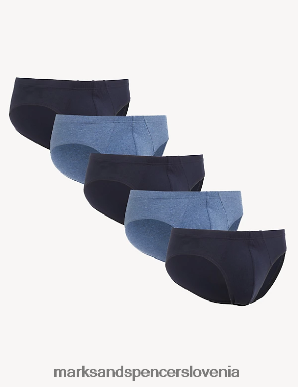 5pk čistega bombaža cool & fresh natikači denim mix Marks & Spencer oblačila moški 6T8F6X7222